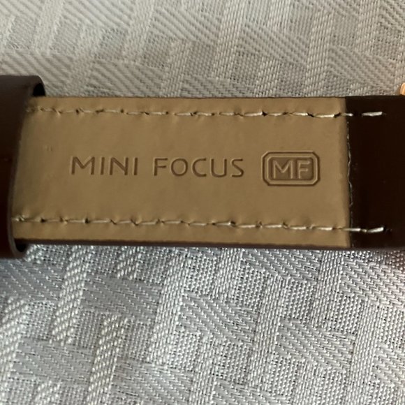 NWT MINI FOCUS Men's Watch Genuine Leather Quartz Movement - Picture 8 of 9